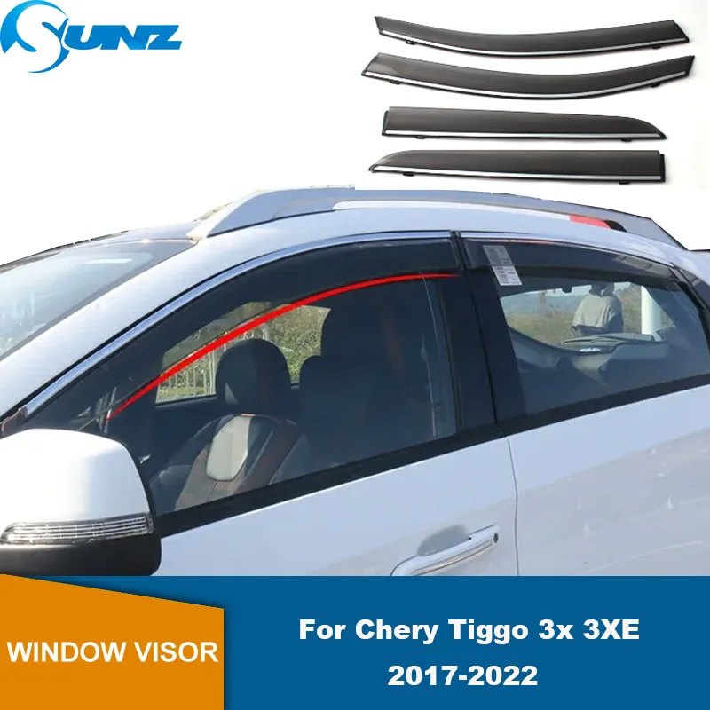 

Window Visor For Chery Tiggo 3x 3XE 2017 2018 2019 2020 2021 2022 Car Side Window Wind Deflector Ventvisor Sun Wind Rain Shield