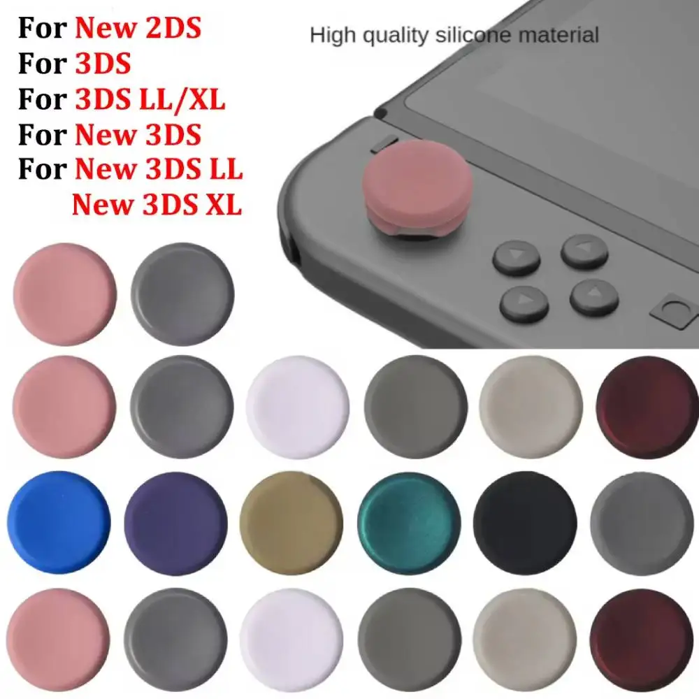 Analog Joystick Rocker başparmak sopa tutma kapağı denetleyici daire ped düğmesi yedek parça tamir durumda 2DS 3DS XL 3DSLL için