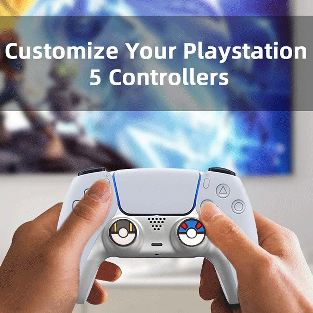 4 قطعة لطيف سيليكون متحكم الأصابع x/s غطاء تغليف ل NS التبديل برو ل PS5 PS4 برو ل Xbox One/360 سلسلة X/S تحكم التبعي