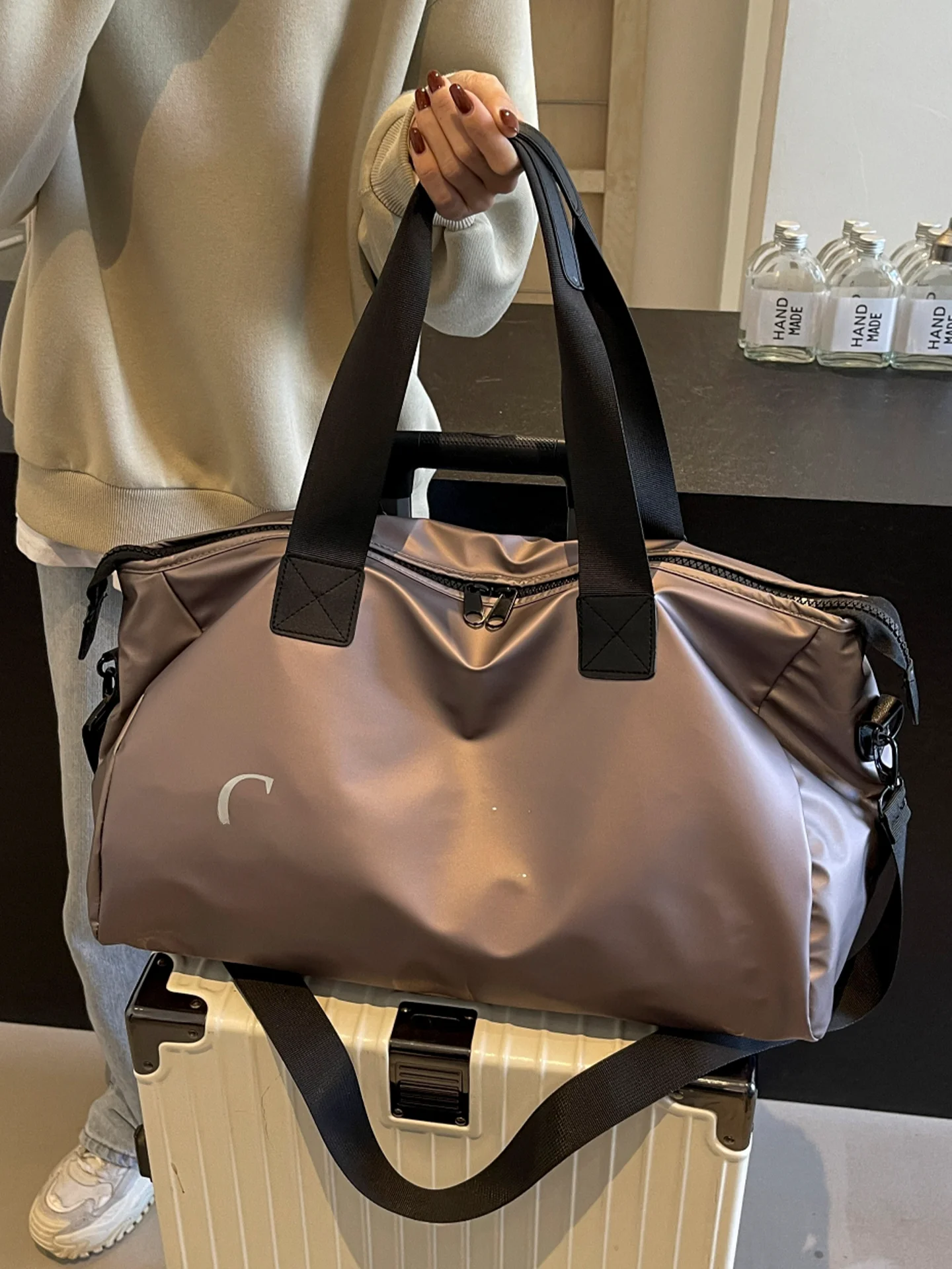 短期旅行用キャリーオンバッグ-荷物カバー-ハンドバッグ-ショルダーバッグ-クロスボディバッグ-低価格航空会社向け-ビジネス旅行-レジャーバッグ