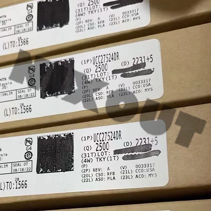 

10 шт. ~ 50 шт./партия UCC27524DR SOP-8 UCC27524D UCC27524 27524 SOP8 обязательство по 100% оригиналу аутентичный