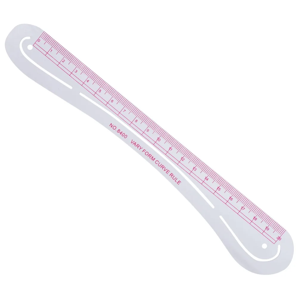 4pcs Durable Plastic Curve Ruler High Accuracy Multifunction Pattern Ruler Sewing Ruler Clothing Design