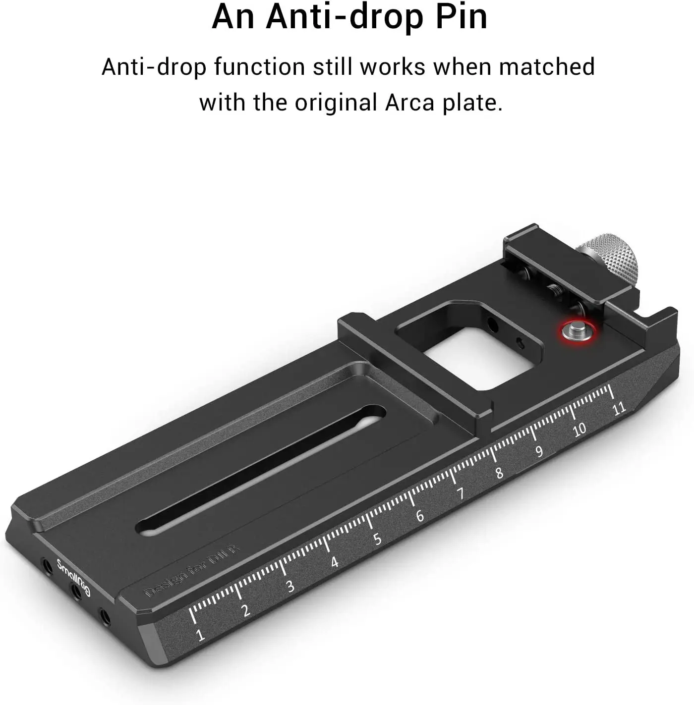 SmallRig Quick Release Plate for DJI RS 2/ RSC 2 / RS 3 / RS 3 Pro / RS 4 / RS 4 Pro Gimbal with Arca-Swiss Perfectly Match 3061