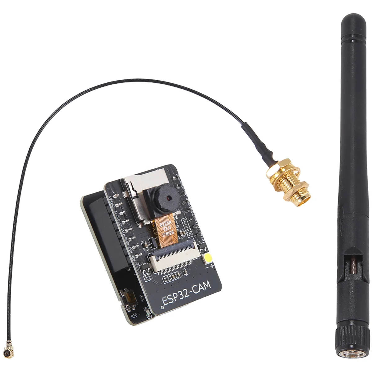 Kit de módulo WiFi Bluetooth ESP32 Serial a WiFi Webcam ESP32-CAM Placa de desarrollo con módulo de antena