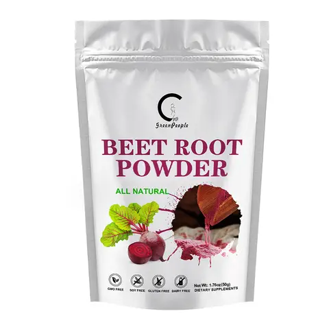 GPGP Greenpeople Organic Beet Root Powder Antioxidants Blood Pressure Support Natural Nitric Oxide Improve Stamina and Ability