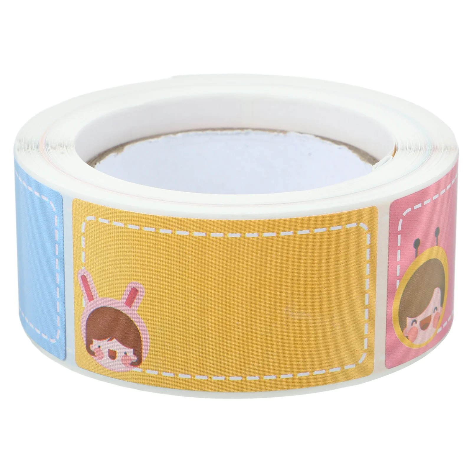 علامات أسماء فارغة ملصقات لاصقة لطلاب الفصول الدراسية للملابس 1 لفة عملية سهلة التقشير بدون غراء ملصقات ملصقات صغيرة يسار #4