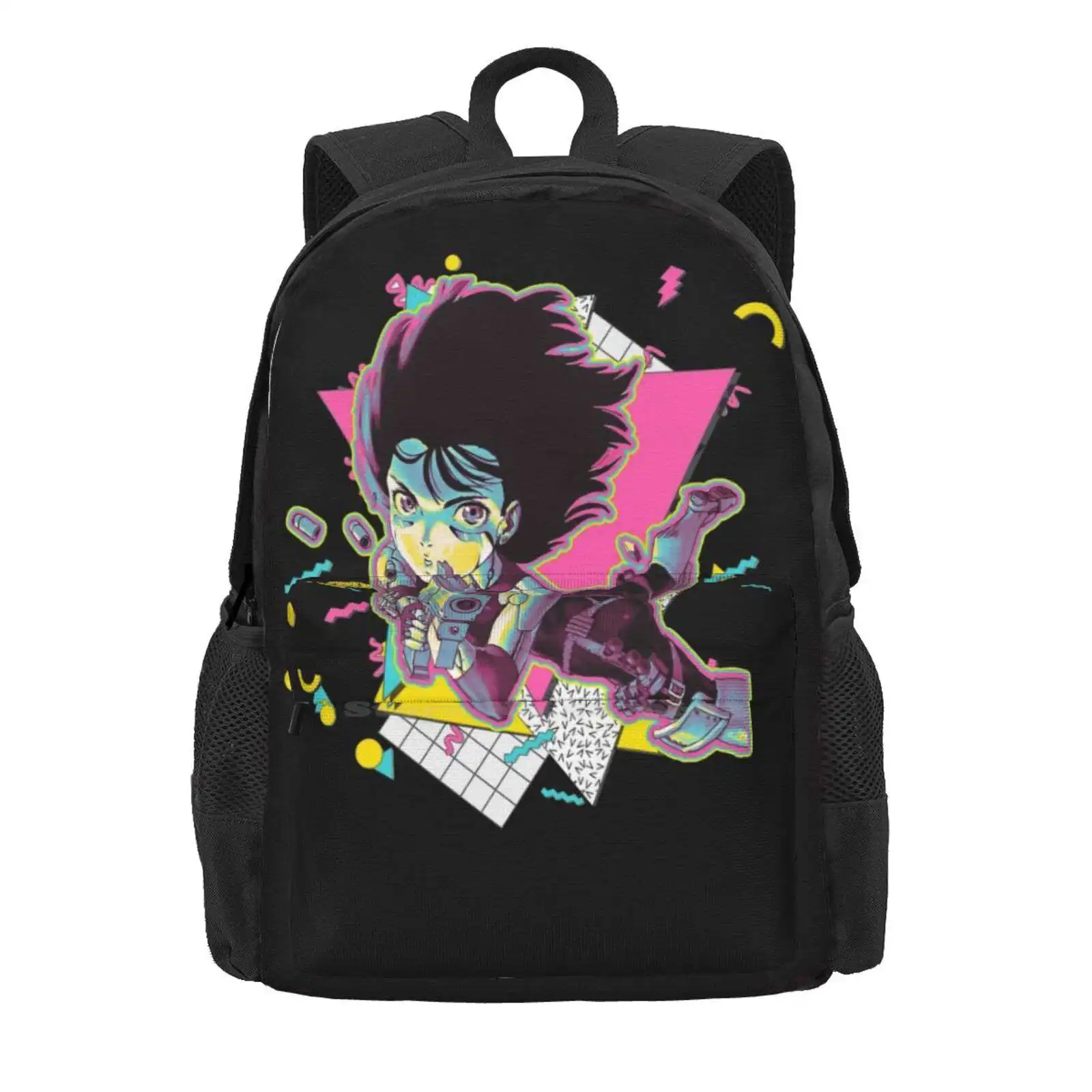 Alita-Battle Angel Alita * 90s Graphic Design * 3d Print Design Backpack Student Bag Fan Art Kawaii Japanese Cute Fantasy Art