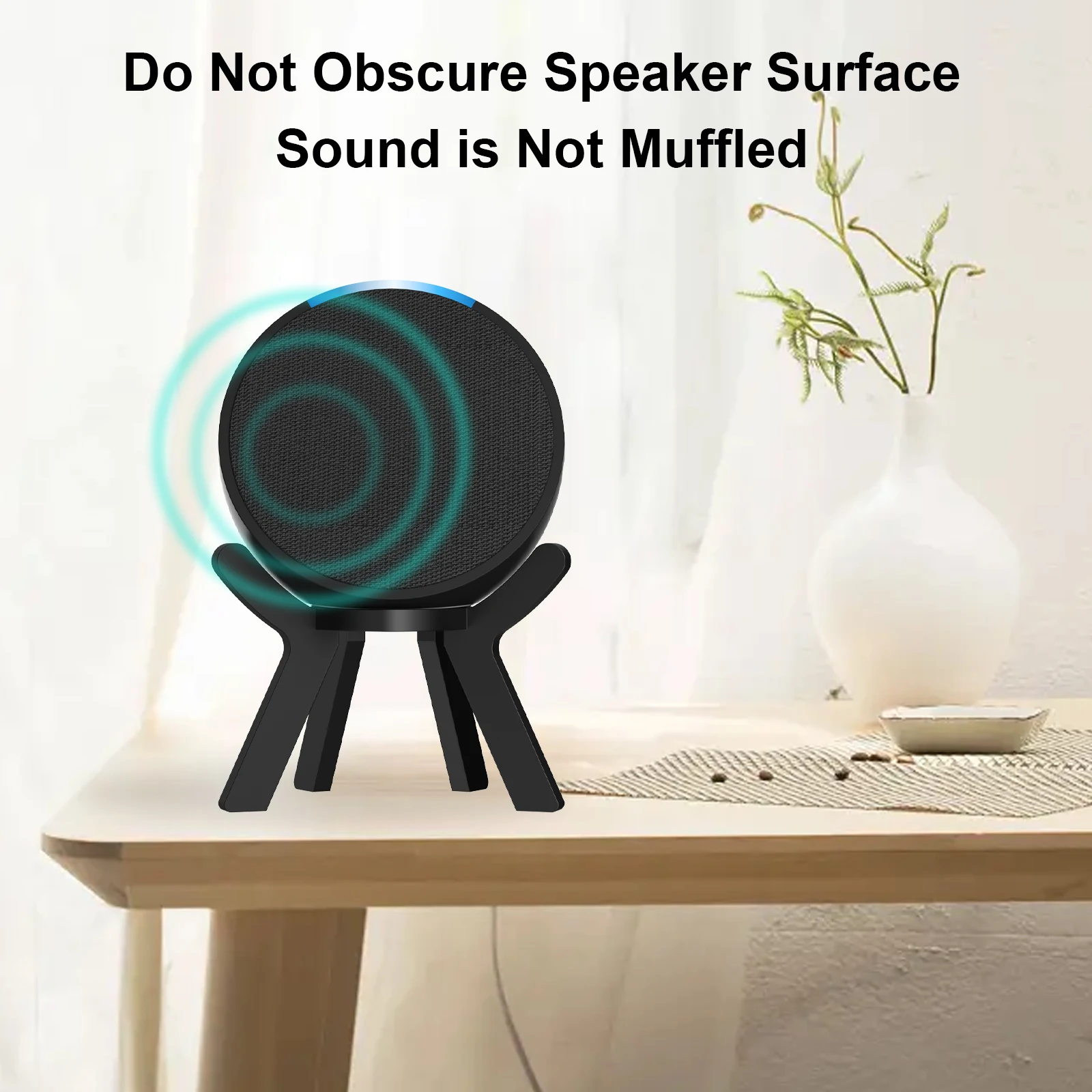 Intelligent Speaker Holder for Amazon Echo POP Desktop Non-slip Soundbox Stand Smart Speaker Base Storage Rack Protective Cover