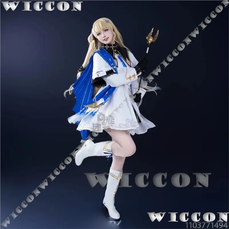 Phoebe juego Wuthering Waves Coaplay peluca rubia zapatos Prop Sexy vestido de Lolita mujer chica traje fiesta de Halloween Cos personalizado; 3, k8