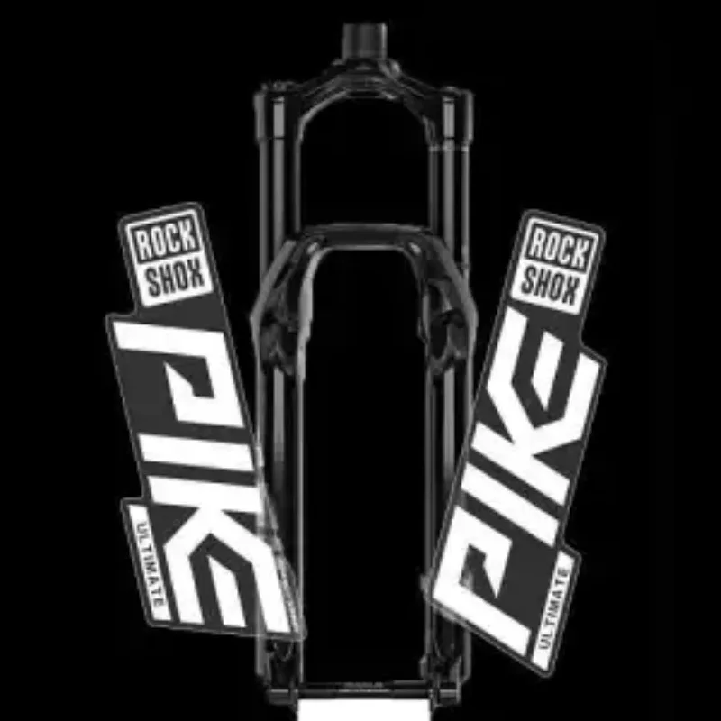 ملصق شوكة أمامي RockShox Pike لعام 2020 - ملصق شوكة مقاوم للماء للدراجة الجبلية مع دعم شفاف