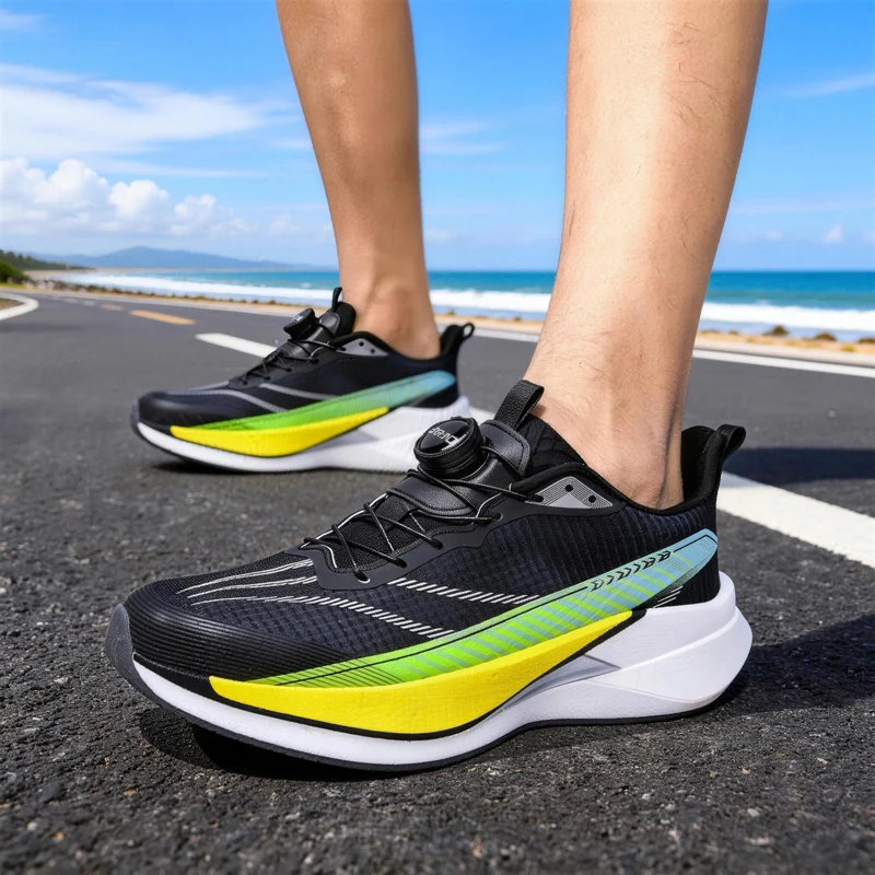 

Мужские повседневные кроссовки Sapatos* с карбоновой пластиной и поворотной застежкой, спортивная обувь для бега и тренировок, женские кроссовки для тенниса, легкой атлетики и джоггинга