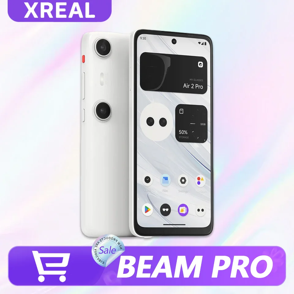 

XREAL BEAM PRO for XREAL ONE PRO AR Glasses with High Frame Rate at 1080p 60fps for Spatial Video with 6.5 inch LCD Screen