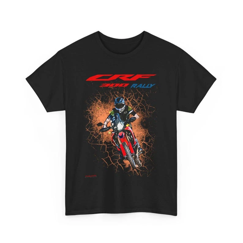 2026 CRF300L Rally T-shirt Lightweight Dual Sport Mini Adventure Motorcycle Gift Cotton T-shirt Unisex