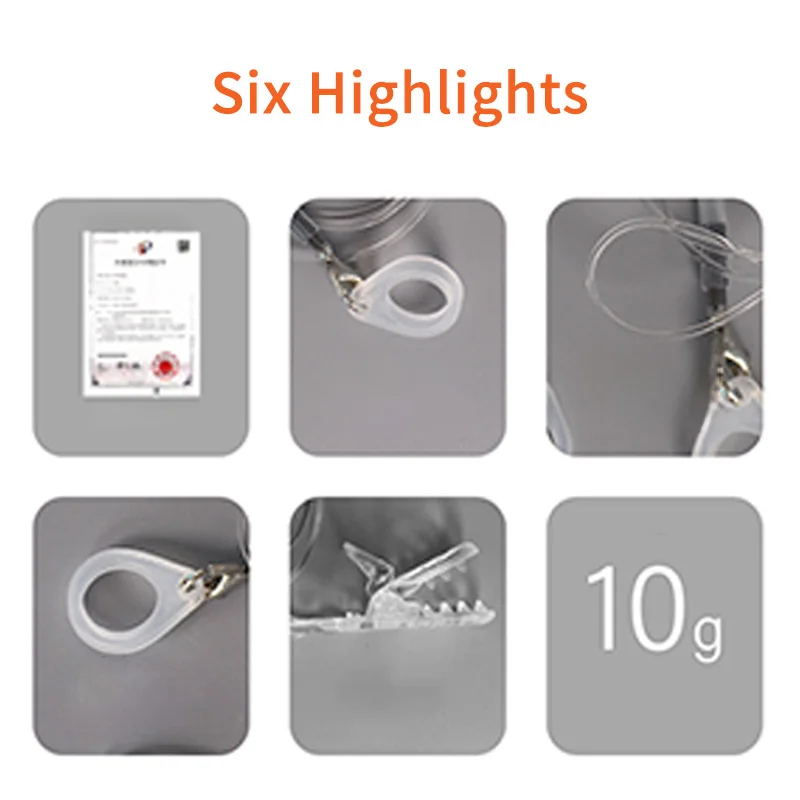 New Tingoton Transparent Binaural Anti Loss Rope Hearing Aid Safety Protector Clip for BTE Hearing Aid Protection Child Adult view 6