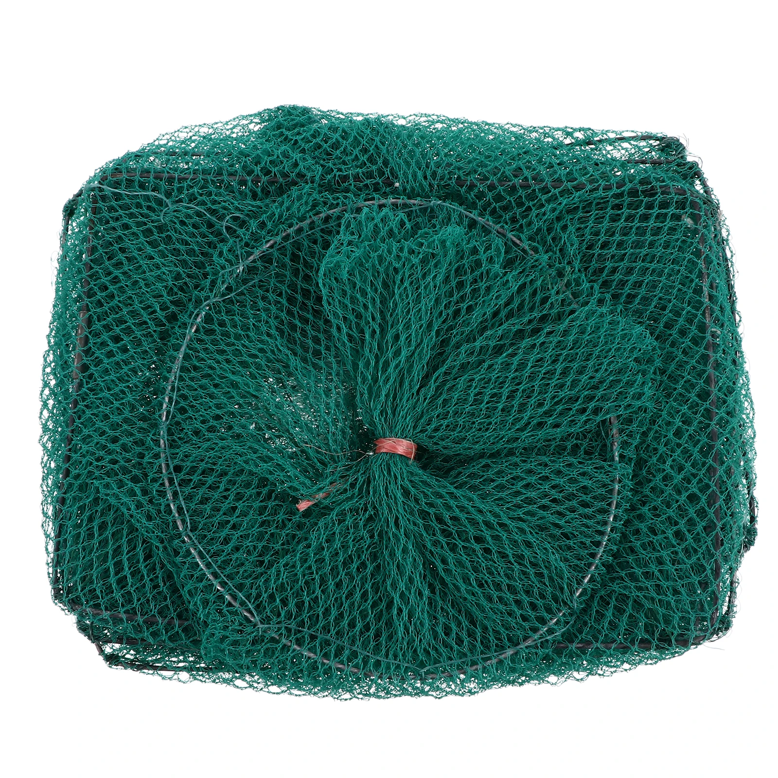 

Fishing Net Cage Nets Minnow Fishnet Polygonal Green Nylon Collapsible