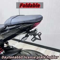 For Triumph Daytona 660 2024 Motorcycle License Plate Holder Fender Eliminator daytona 660 short tail