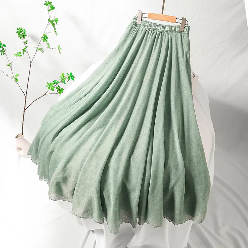 Women's Skirts Are Simple Elegant Aesthetically Pleasing and Comfortable in Summer Half Length Skirts Are Casual and New P746