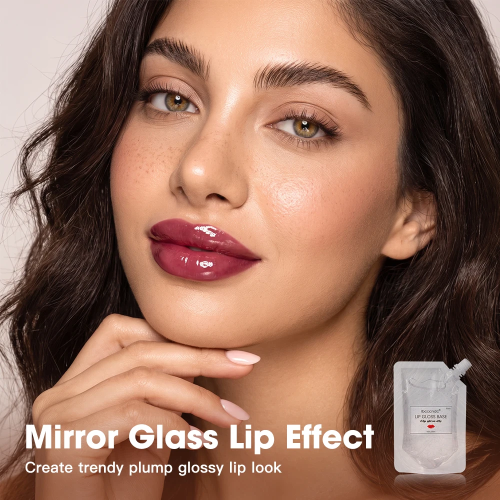 DANCHEL 100ml DIY Lipgloss-Basis Klar Glänzend mit Vitamin E Pflegend Mehrzweck Handgemachtes Lippen-Make-up Rohmaterial – Detail 5