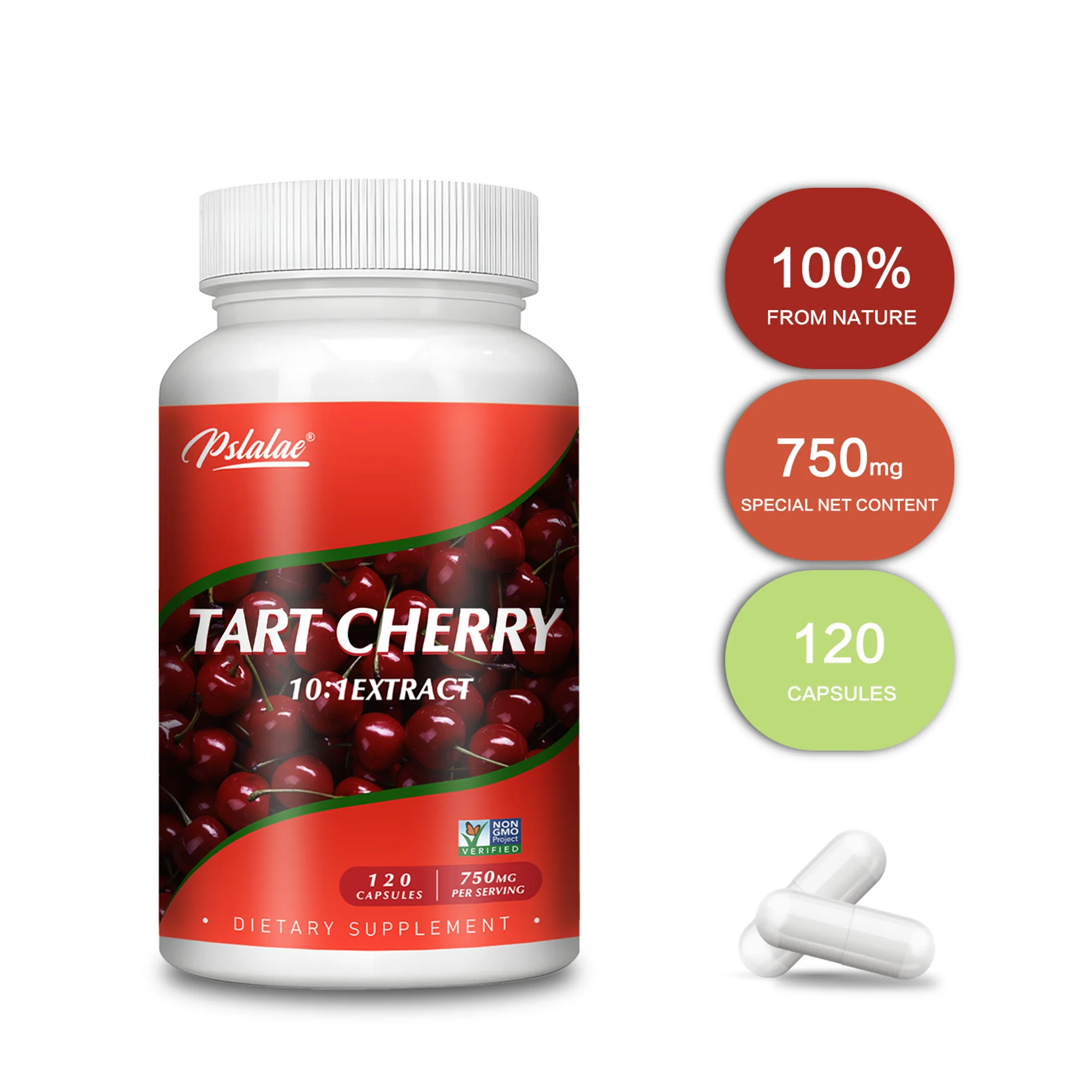 

Tart Cherry - Balanced Uric Acid Levels, Supports Joint Health, Improves Sleep Quality, for Enhanced Physical and Mental Health