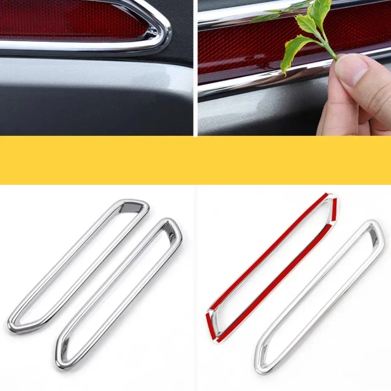 

Rear Fog Lamp Shade Fog Light Decorative For Toyota RAV4 2024 Frame Tailgate Retrofit Decoration Interior Modified Accessories