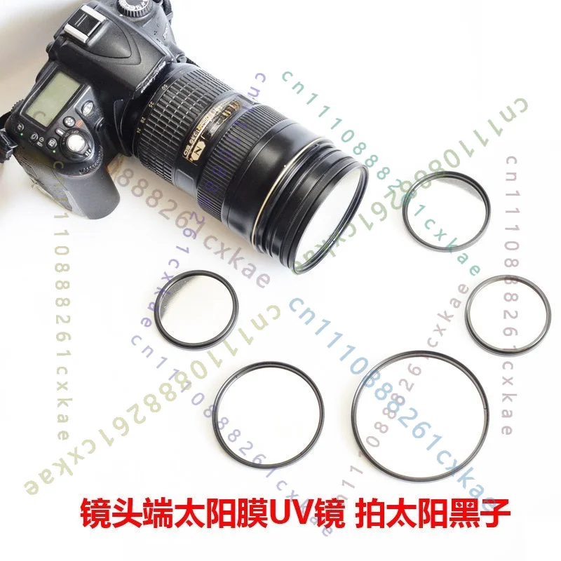 Camera Lens Solar Film UV Filter Not Baader Film For Shooting Annular Solar Eclipse Sunspot DSLR Mirrorless Accessory