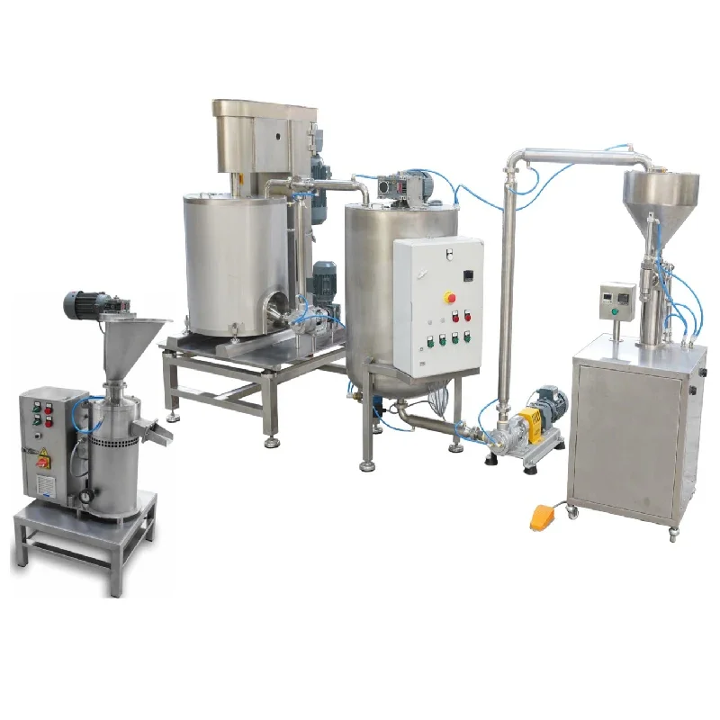 Cream peanut butter machine production line, filling 40 and 80 kg/batch of 304 stainless steel