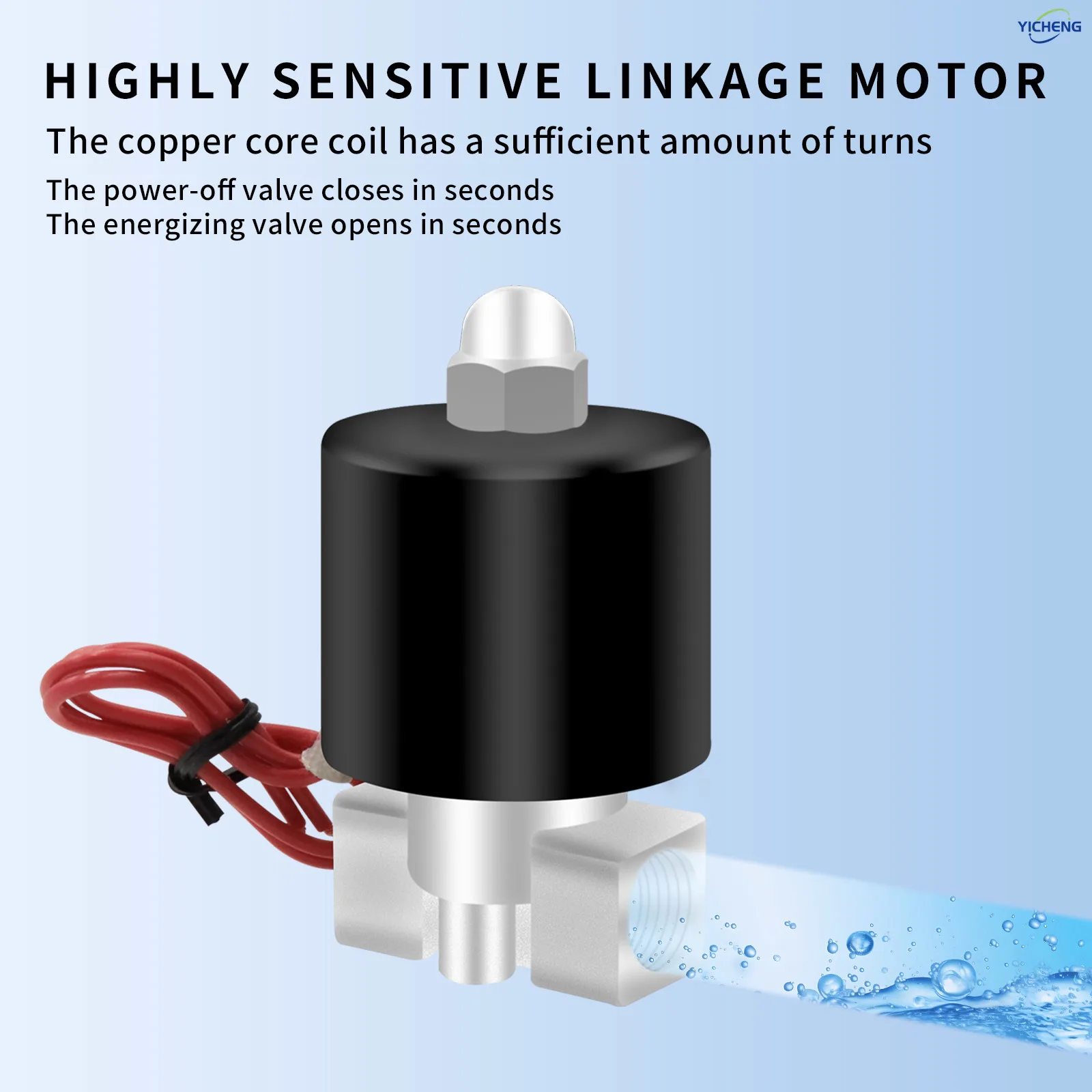 صمام الملف اللولبي الكهربائي بجسم من الفولاذ المقاوم للصدأ 1/4 بوصة مغلق عادة، مياه متوسطة العمل، هواء، سائل زيتي