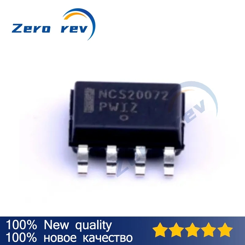 

5Pcs 100% New NCS20072DR2G NCS20072 NCV20072DR2G NCV20072 SOIC-8