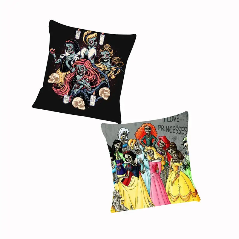 

Undead Princesses Cushion Cover Pillow Cover Pillow For Chairs Home Decorative Cushions For Sofa Throw SJ-406