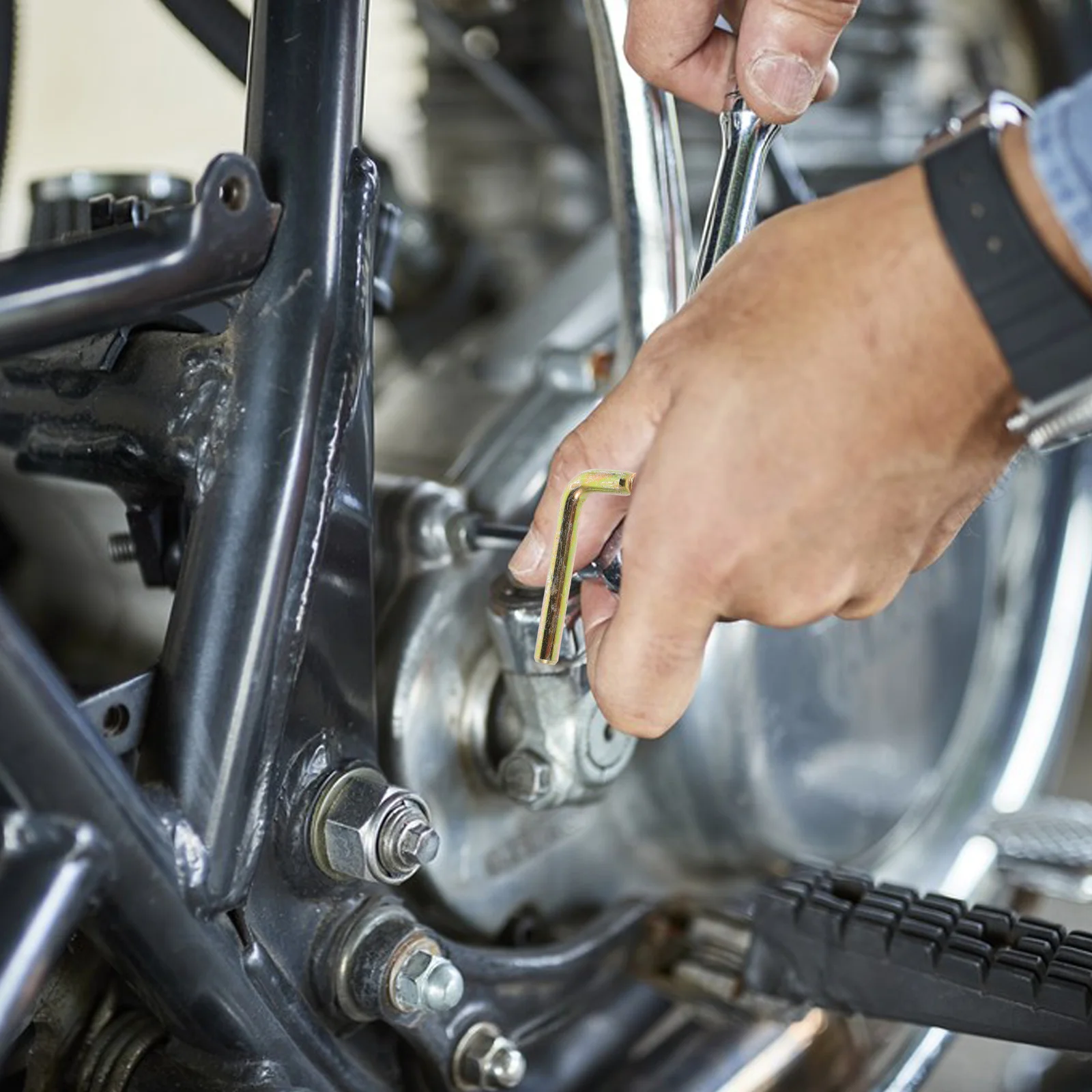 

3pcs Belt Clutch Removal Tool Sturdy Aluminum Spanner For Belt Replacement Clutch Wrench Automotive Repair Compatible With