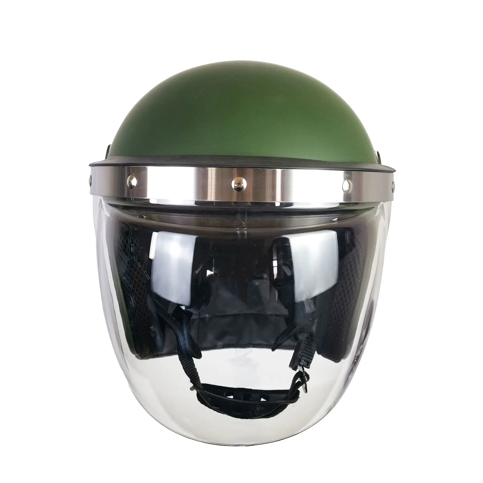 Thickened Military Green Riot Protection Helmet Safety Helmet Riot Protection Helmet Outdoor Duty Helmet