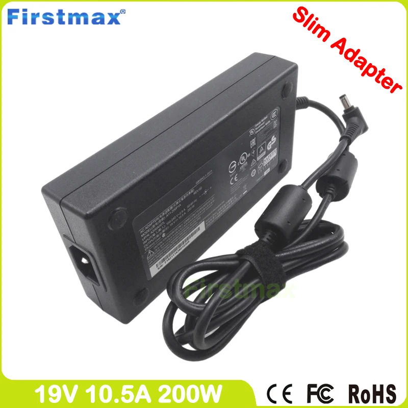 Laptop Adapter A12-200P1A 19V 10.5A 19.5V 10.3A 200W Charger for Gigabyte P37X v4 v5 v6 P57X v6 v7 Gaming AC Power Supply