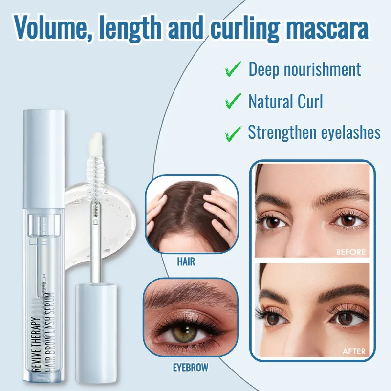 Cils nourrissants en profondeur, cils 3D, tête de brosse douce, éclaircissant naturel, UNIS issant, allongeant, mascara bouclé, nouveau