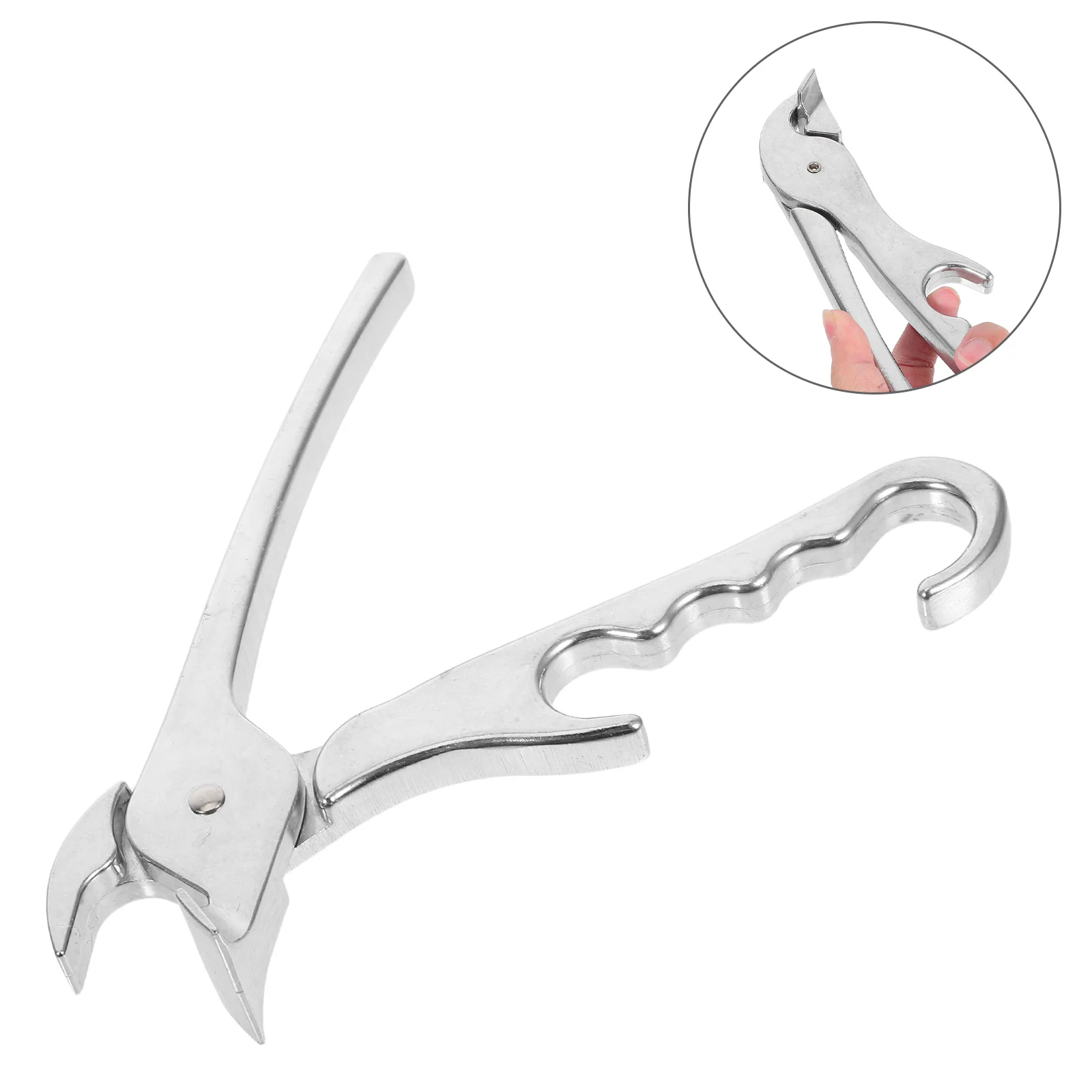 

Aluminum Hot Plate Gripper Anti-Scalding Multi-Use Kitchen Tool for Baking Tray Pizza Pan Oven Clip Plier Pot Lifter