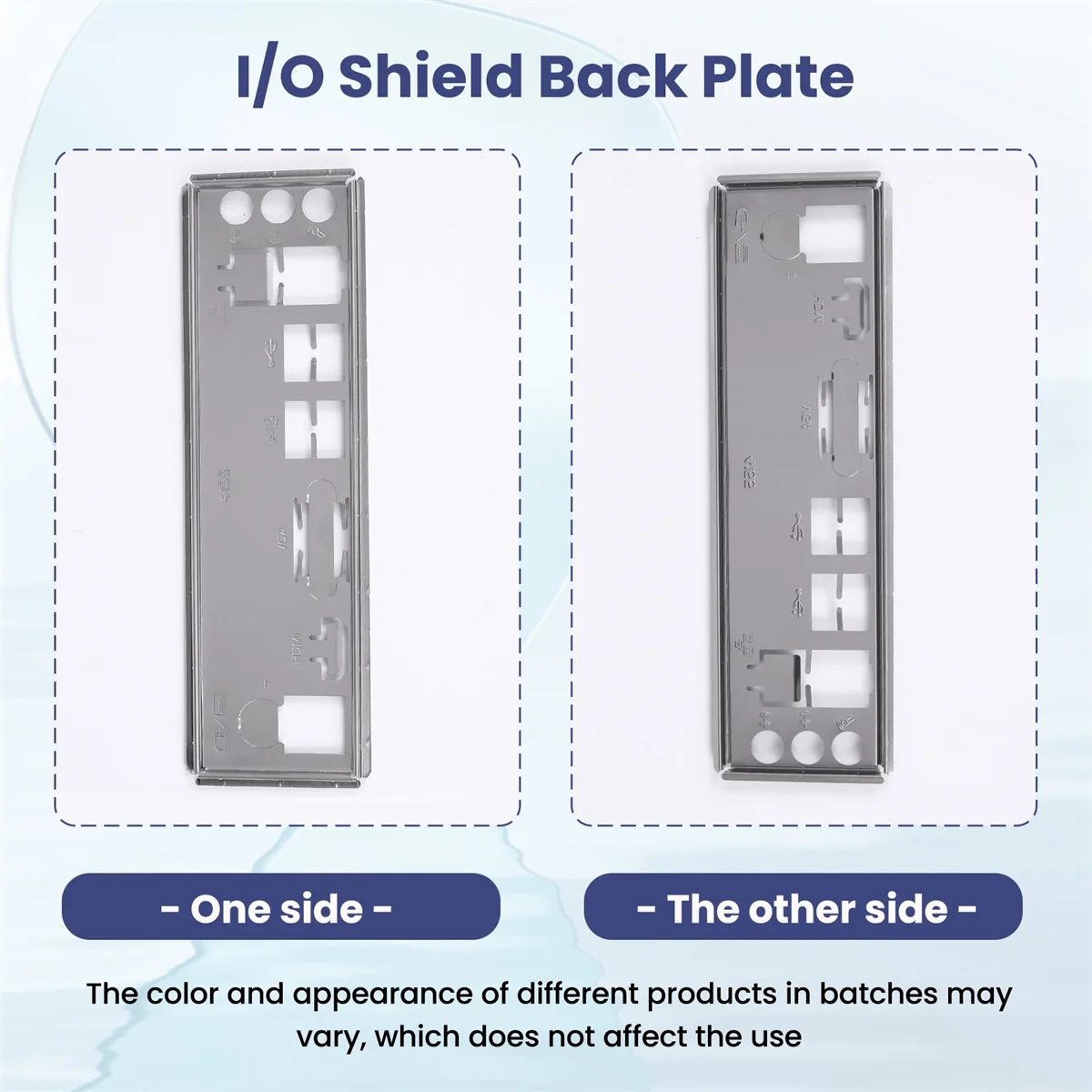 A56XQ I/O Shield Back Plate for B250C B75 12USB B75 8USB Mining Motherboard IO Baffle Chassis Bracket