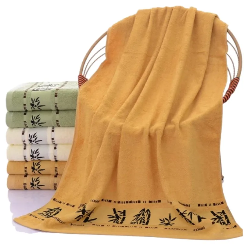 

70x140cm Bamboo Bath Towels Daily Use Soft Skin-friendly Face Towel Quick Drying Highly Absorbent Bath Towel 수건 세트 Toallas