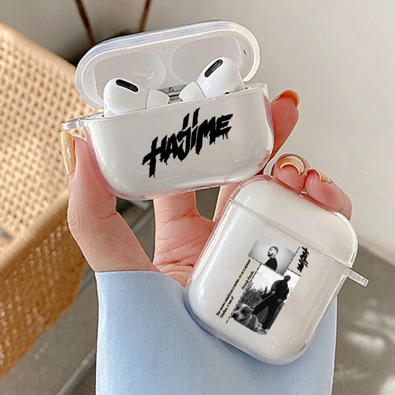 

Hajime MiyaGi Andy Panda Earphone Case for Airpods 4th 3rd 2 Pro Transparent Cover for Airpod 2 3 1 Protective Accessorie Shell