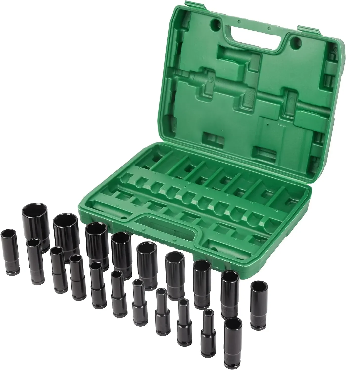 

20pcs 1/2" 1/4" 3/8" Socket and Drive Tool Set Mechanics Tools Kit Ratchet Wrench Sockets Set Metric Drive Socket Set, 1/2" 1/4