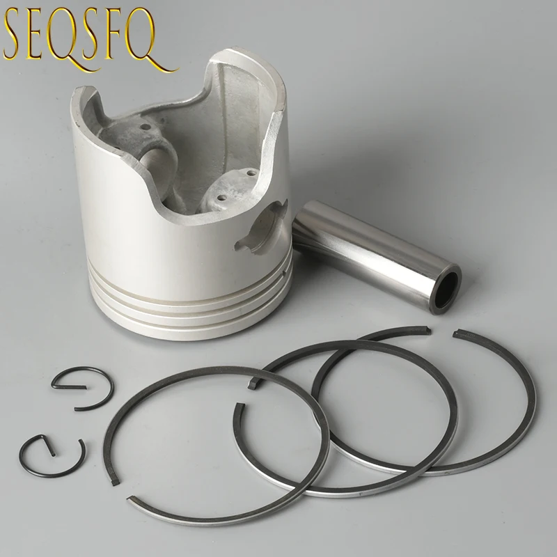 6H4-11635 6H4-11635-01-00  Piston and 3 Rings Kit (0.25Mm O/s) for Yamaha outboard 2 stroke 25HP 40HP 50HP 6H4-11635-01 67.25MM