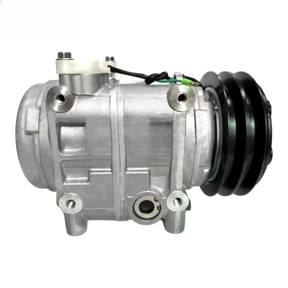 TM31 Bus AC Compressor 24V 2PK 313cc 10 Cylinder Swash Plate Air Conditioning Compressor for 6-8m Minibus  Replacement