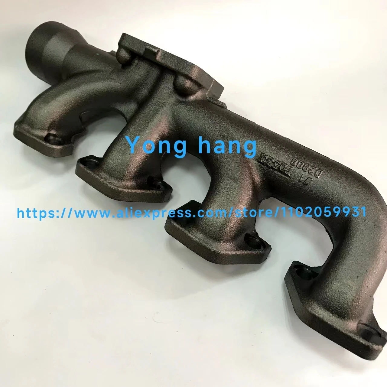 Isuzu Original Hitachi Sumitomo Keys Trinity Excavator Fittings 6HK1 Engine Exhaust Manifold 8-98287482-0