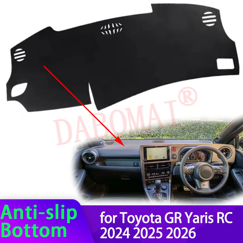 

For Toyota GR Yaris RC 2024 2025 2026 Dashboard Cover Dash Board Mat Carpet Pad Shade Cape Blanket Car Accessories