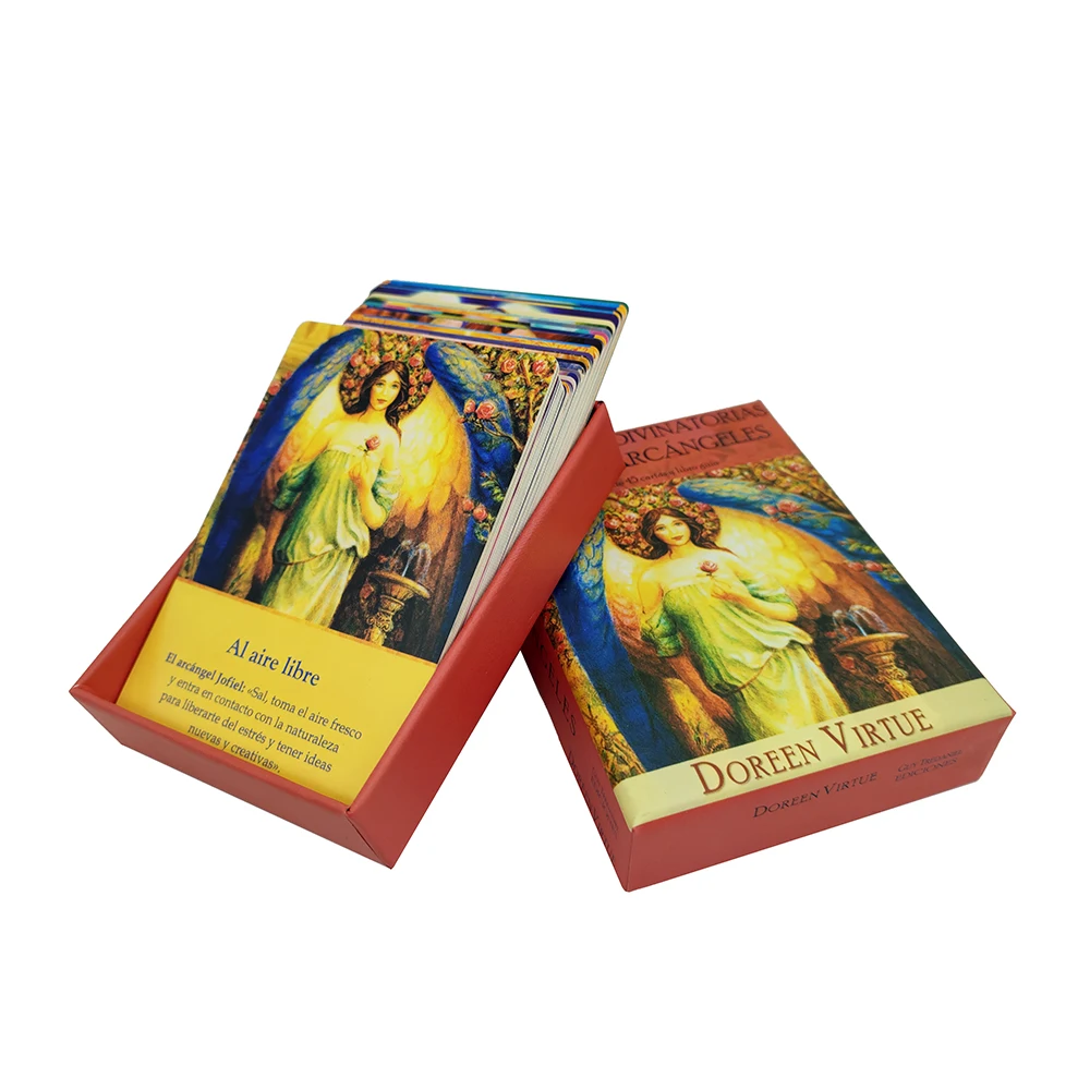 Spanish Version Archangel Oracle Cards . Spanish Oracle Cards