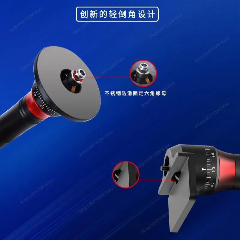 For Pneumatic Chamfering Machine, Deburring Chamfering Tool 45 Degree Stainless Steel Board