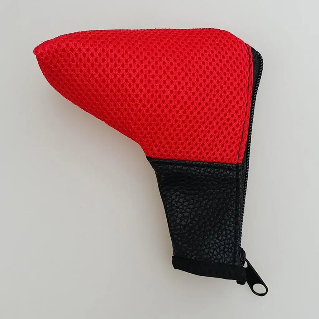 Golf Blade Putter Cover Zipper Closure Headcover Set for Iron Club Protection Gifts for Golf Lovers