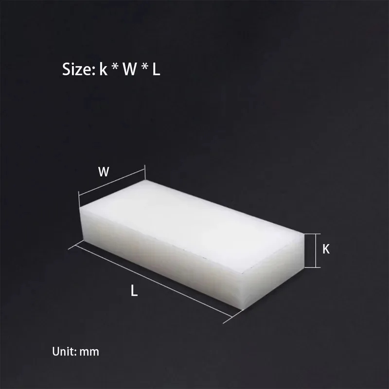 Food Grade PP Plastic Sheet Black White Gray 2-10mm Thick 200x200mm 210x297mm 300x400mm Sizes