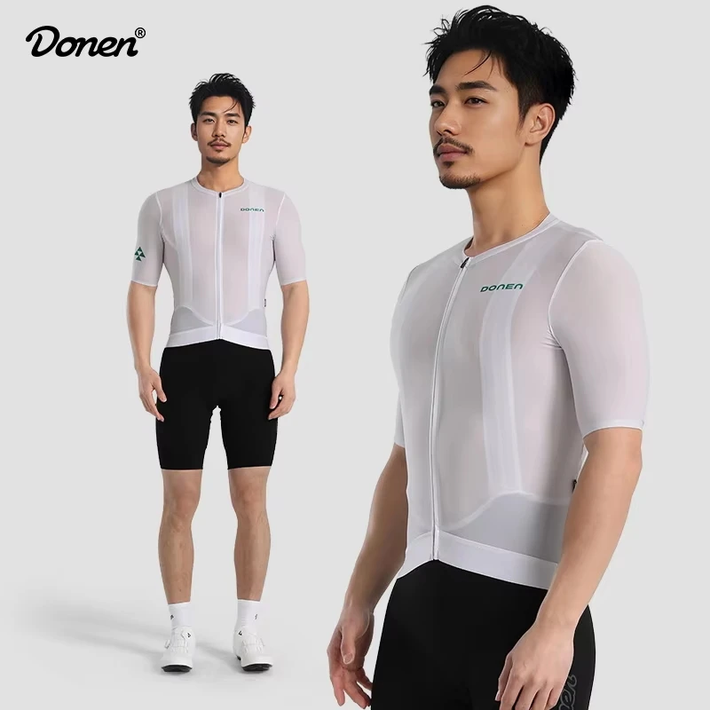 

DONEN UPF50+ Bicycle Short Summer Sun Protection Men Breathable High Elasticity With Pockets MTB Road Cycling Slim Short