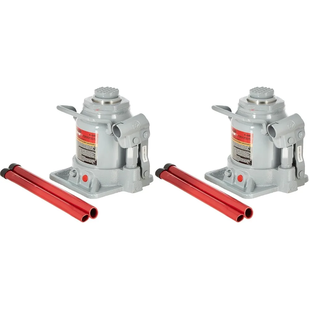 رافعة زجاجة هيدروليكية بسعة 20 طن باللون الرمادي