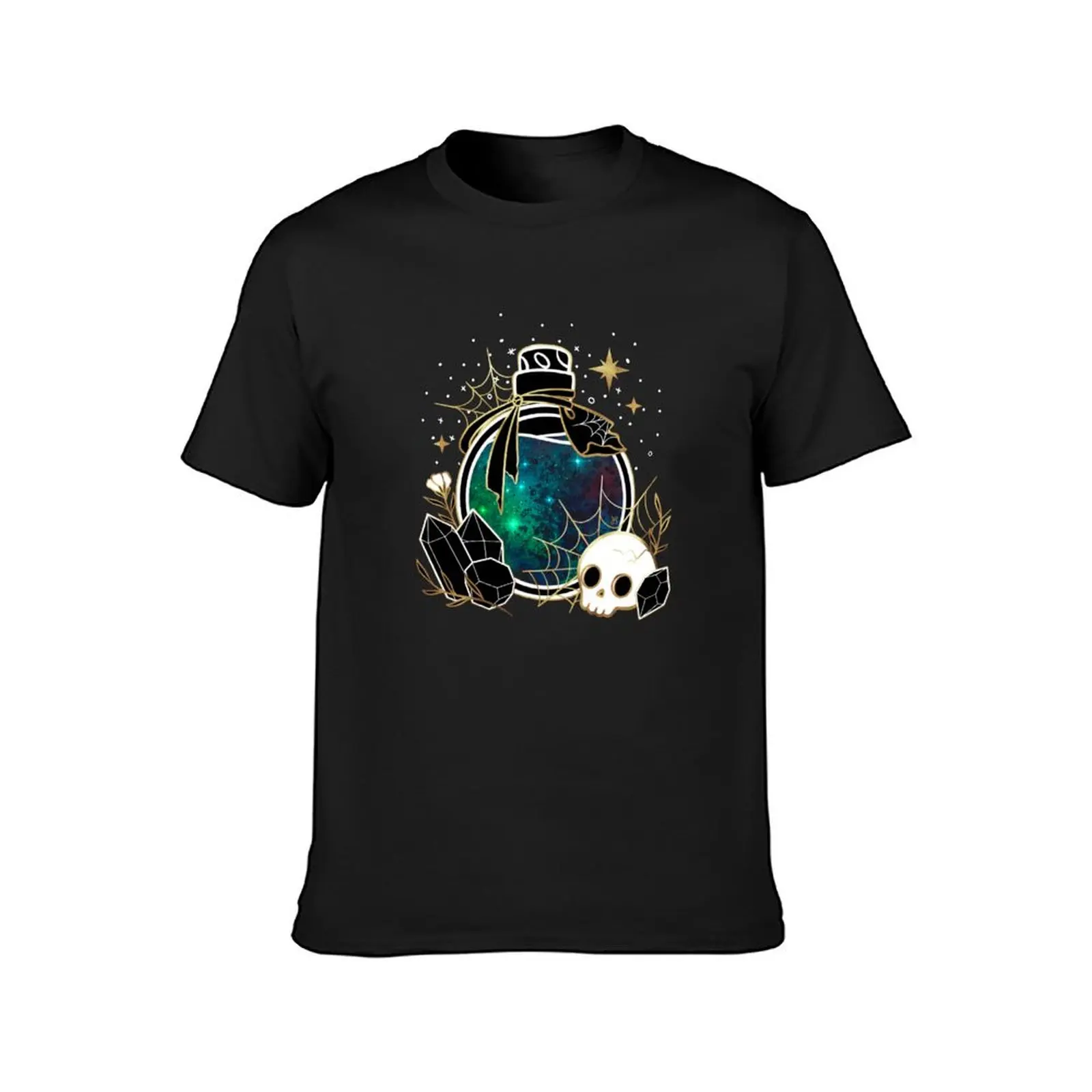 Mysterious Potion Bottle T-Shirt vintage clothes customs sublime quick drying designer t shirt men