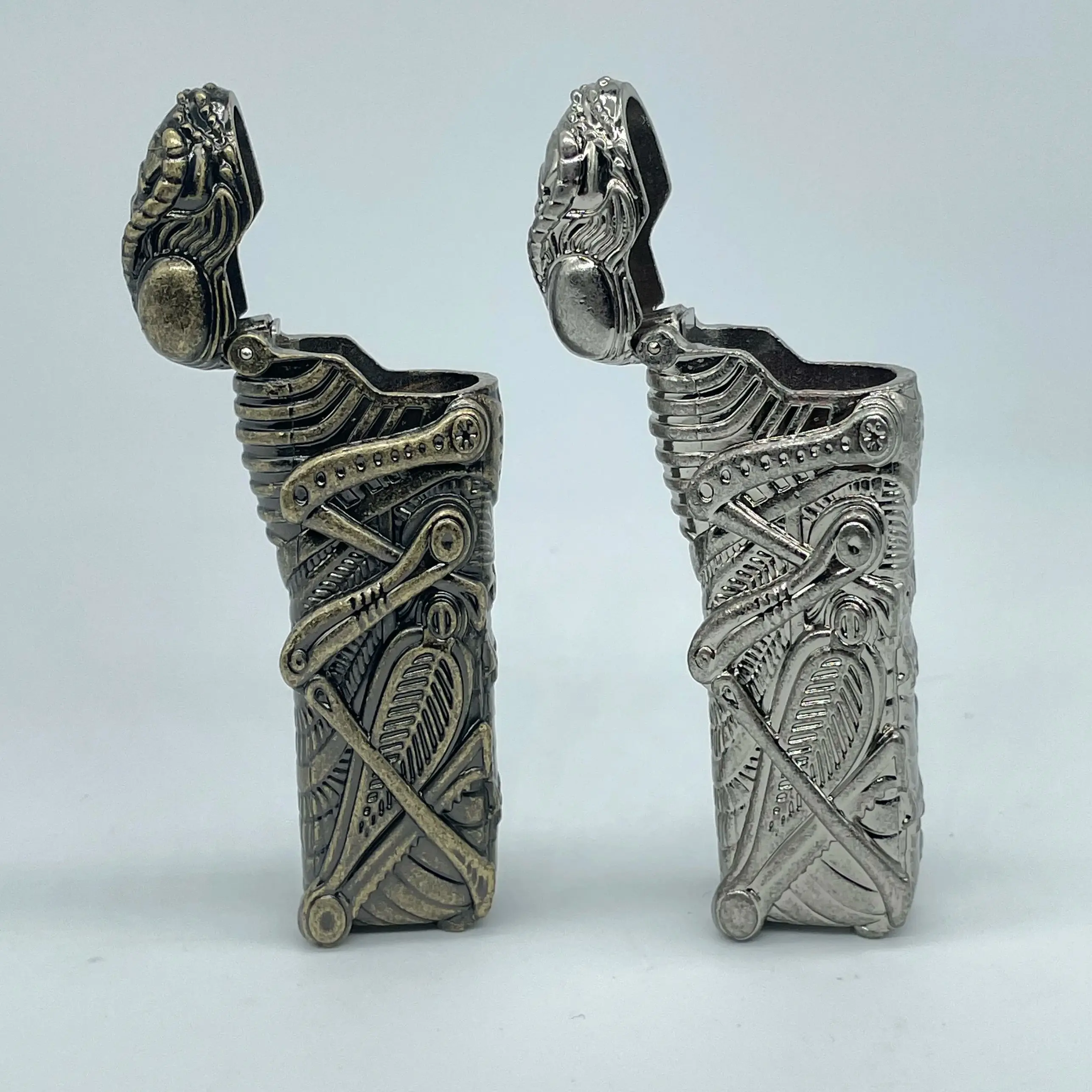 

Уникальный флип-чехол-держатель для классической шведской крикета ED1, зажигалка, элегантный дизайн-конник, металлический декоративный чехол в виде ракушки, подарок